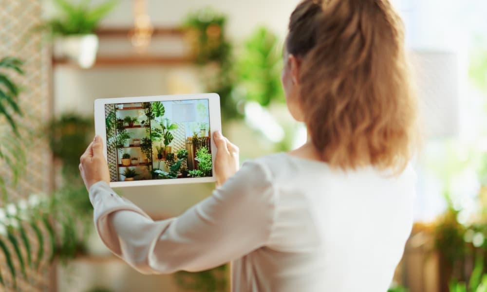 A real estate franchise owner using video for branding purposes
